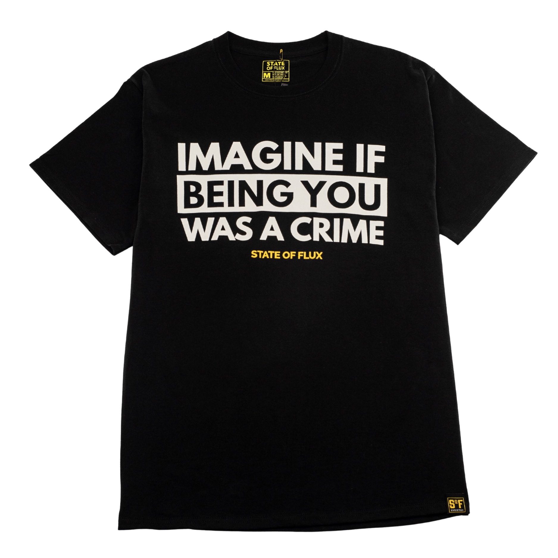 Suspect Tee 2.0 in black - State Of Flux - State Of Flux