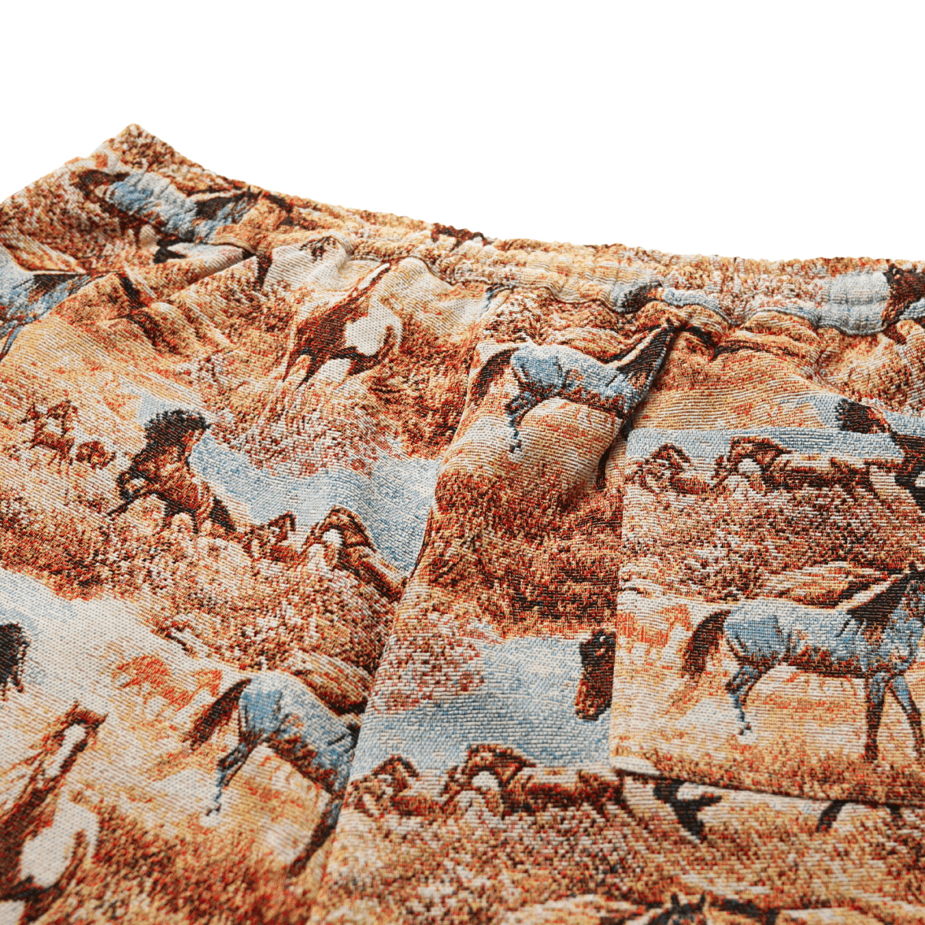 Tapestry Shorts in stallion - Kuwalla Tee - State Of Flux