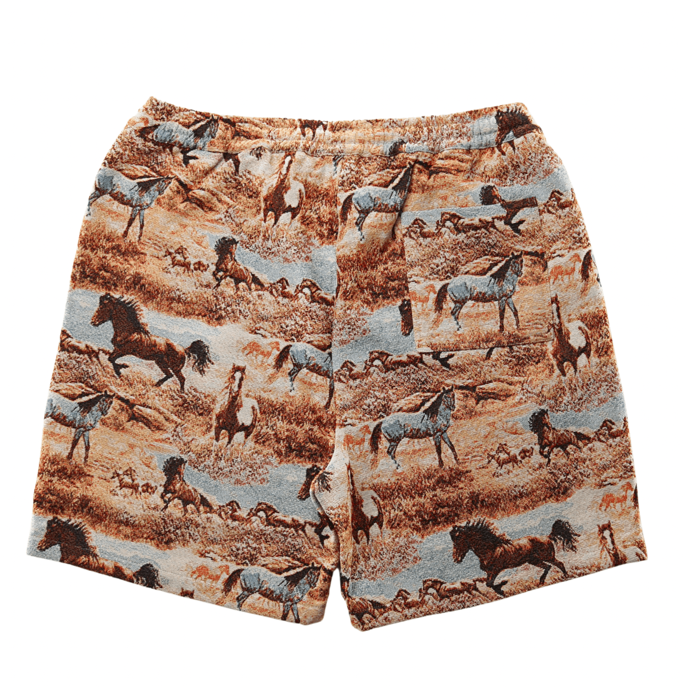 Tapestry Shorts in stallion - Kuwalla Tee - State Of Flux