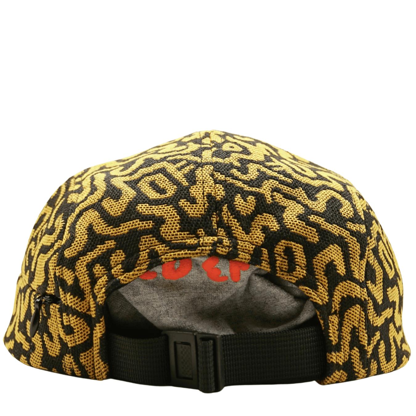 Zippered SOF Mindstate 5 - Panel Hat in mustard and black - State Of Flux - State Of Flux