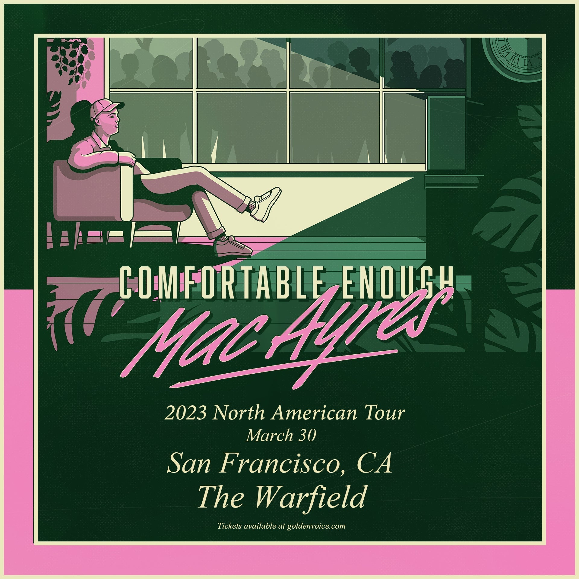 Mac Ayres Comfortable Enough North American Tour Ticket Giveaway