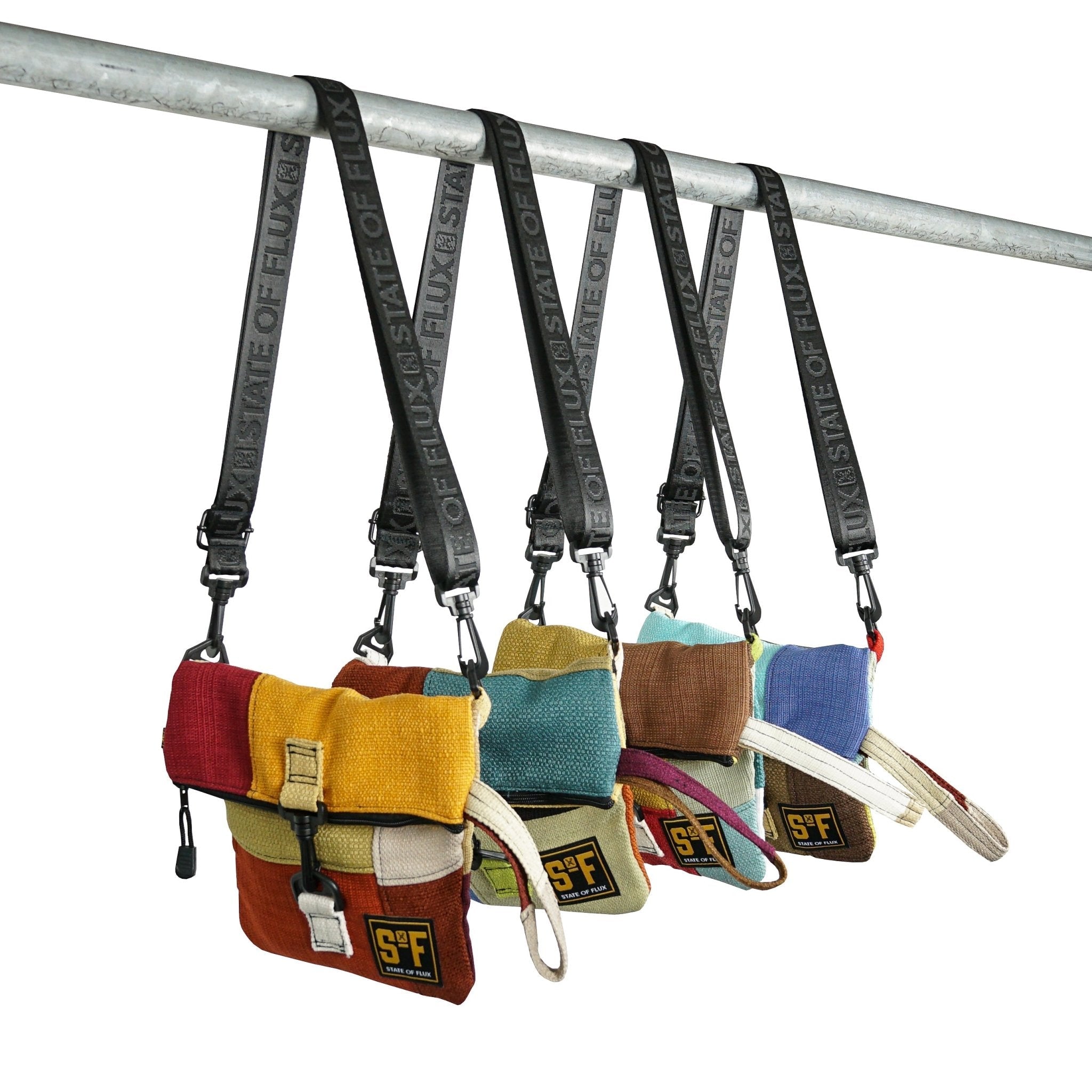 Patchwork Crossbody Snap-hook Bag
