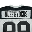 50th Anniversary of Hip Hop Ruff Ryders Football Jersey in silver and black - Mitchell & Ness - State Of Flux