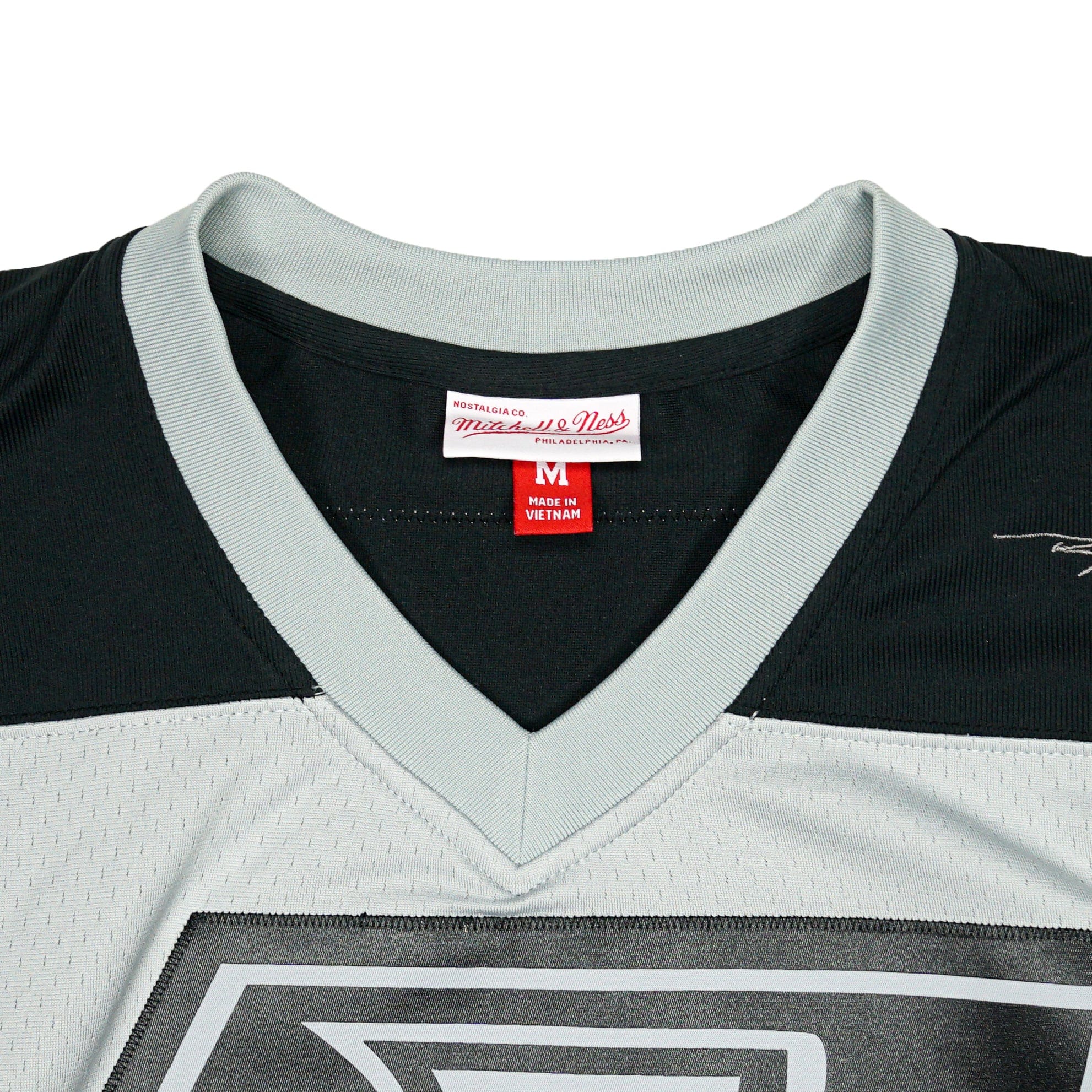 50th Anniversary of Hip Hop Ruff Ryders Football Jersey in silver and black - Mitchell & Ness - State Of Flux