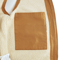 SF Dough Dickies Vest in brown duck