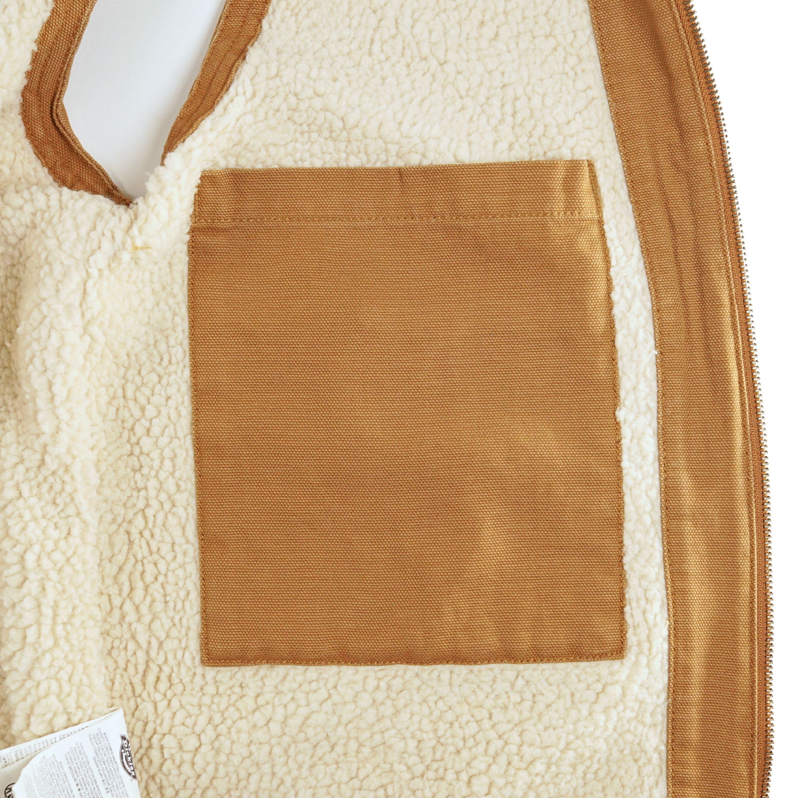 SF Dough Dickies Vest in brown duck