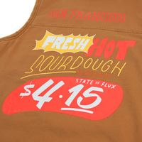 SF Dough Dickies Vest in brown duck