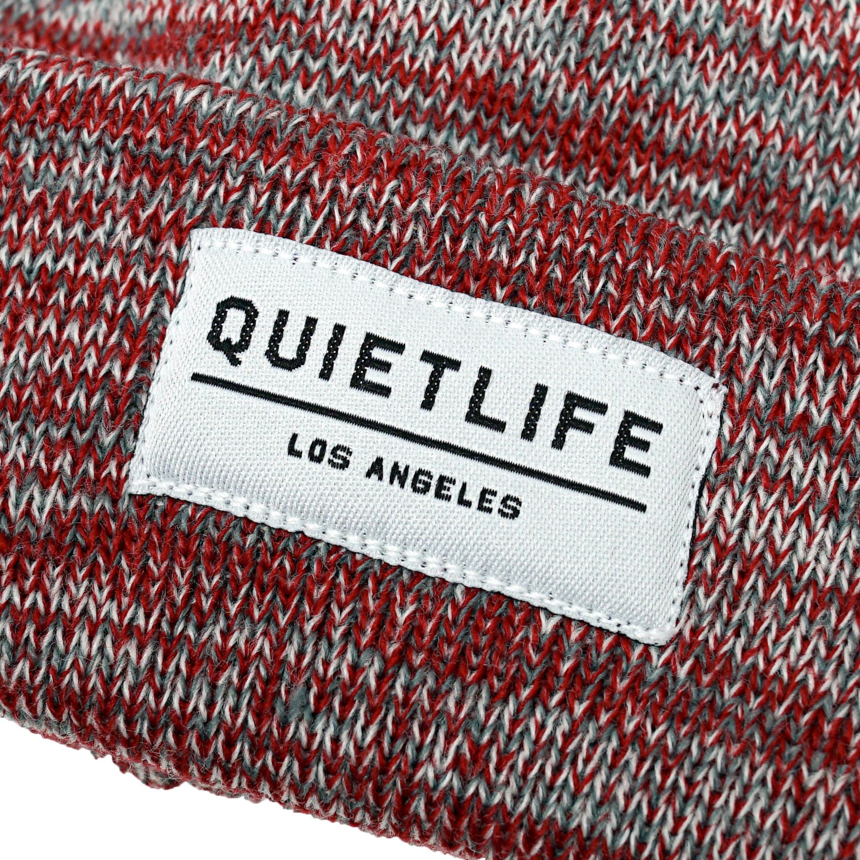 Marled Beanie in red