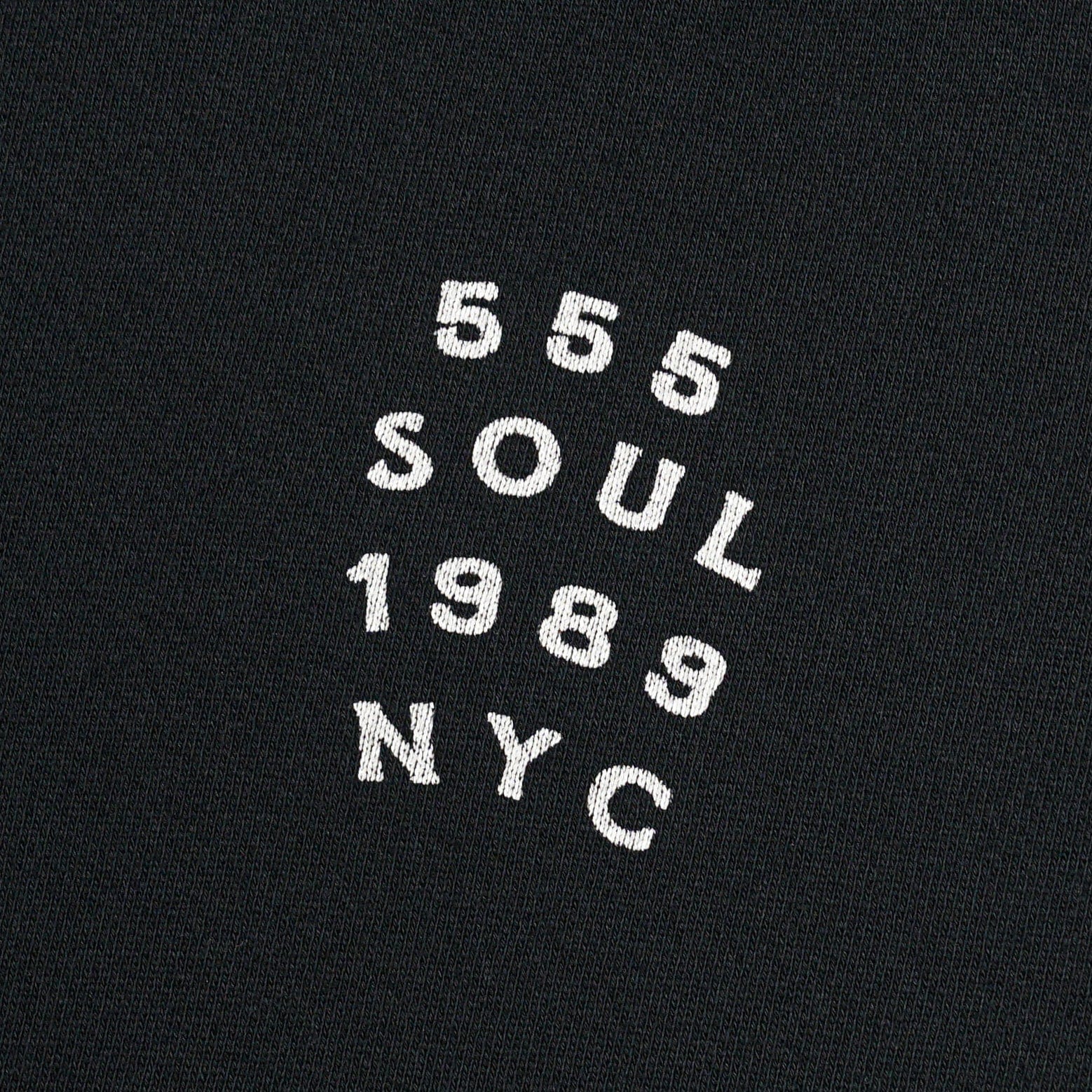 Lower Deck Mockneck Long-sleeve Knit Tee in black