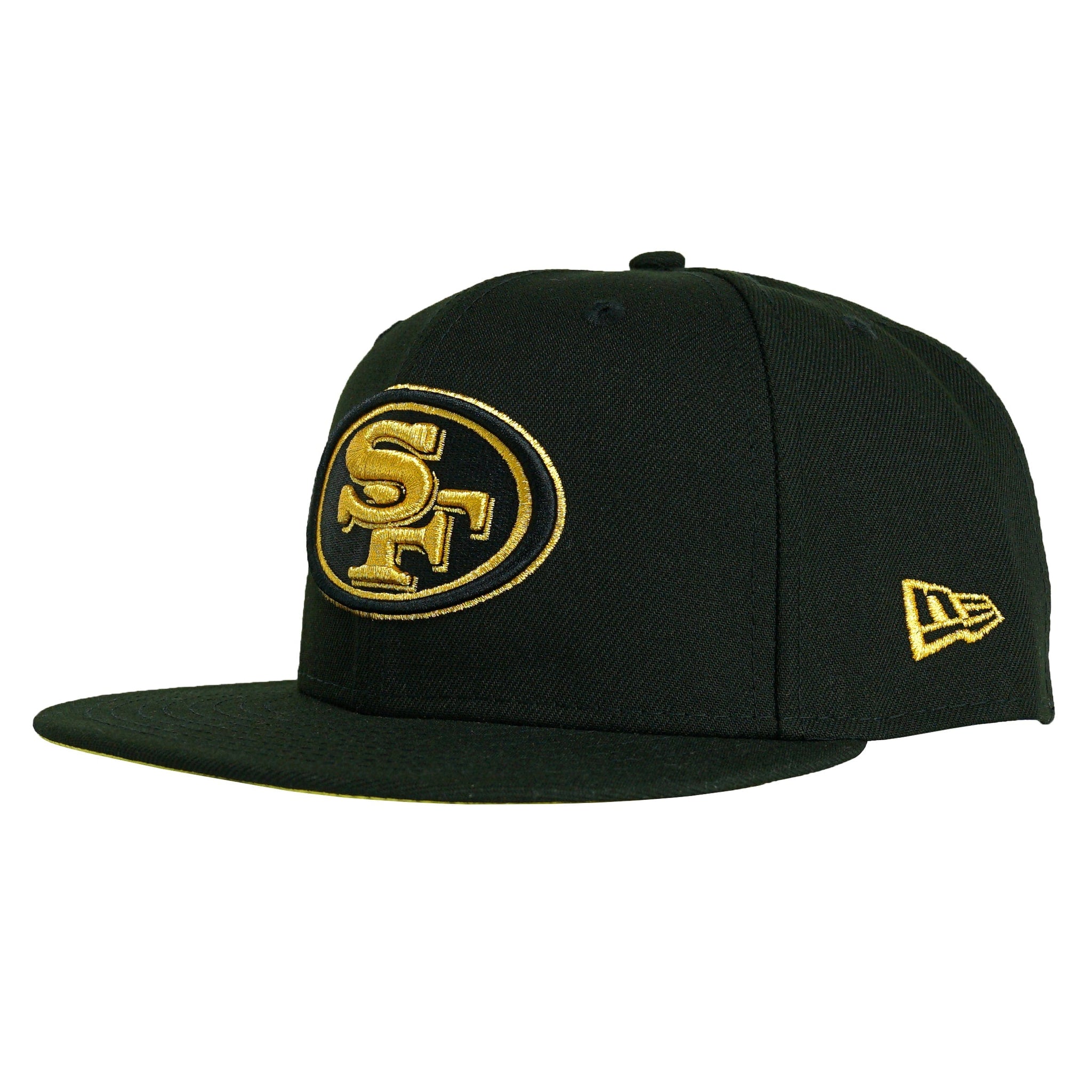 San Francisco 49ers 59Fifty Fitted Hat in black and gold