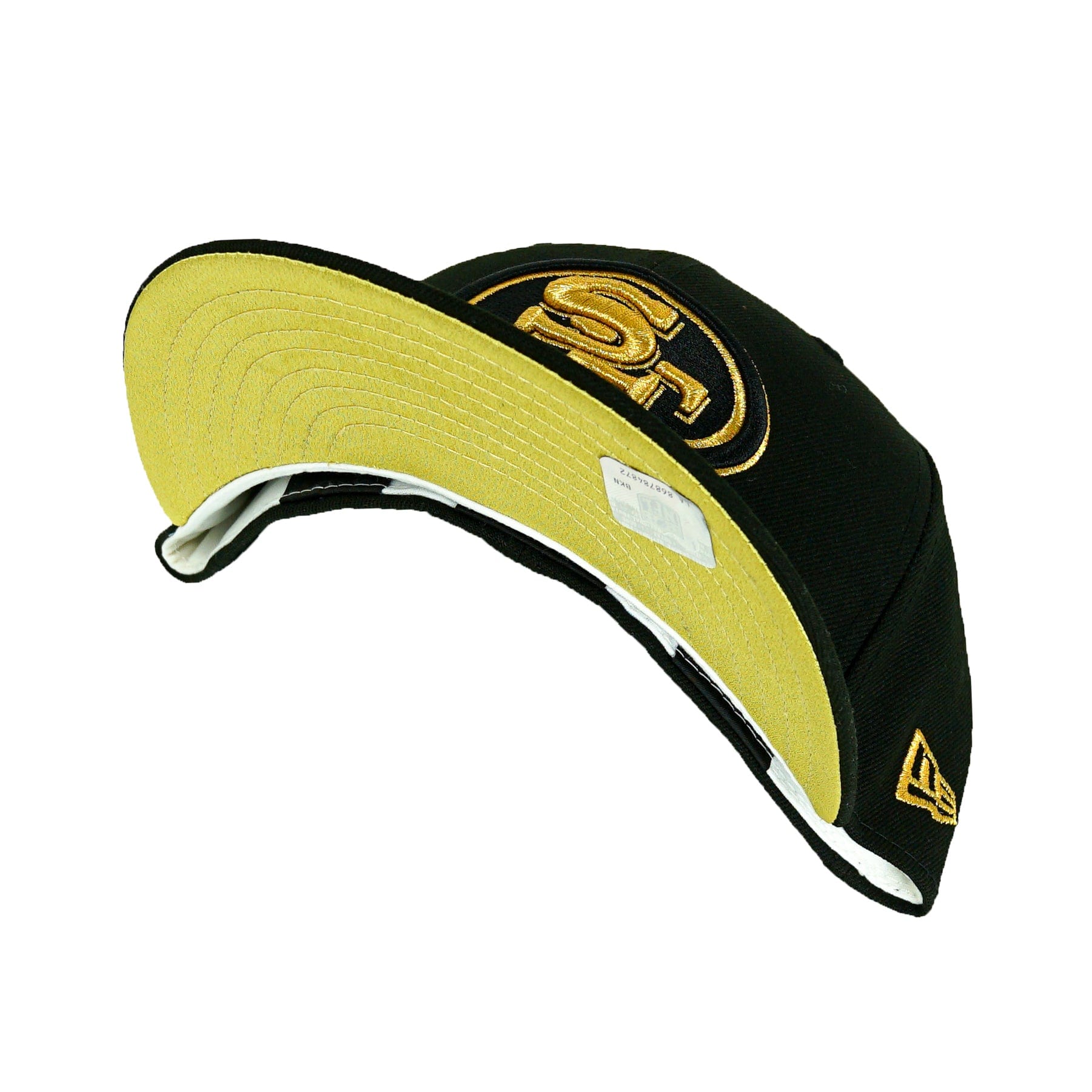 San Francisco 49ers 59Fifty Fitted Hat in black and gold
