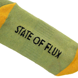 SOF Classic Crew Socks in olive and black