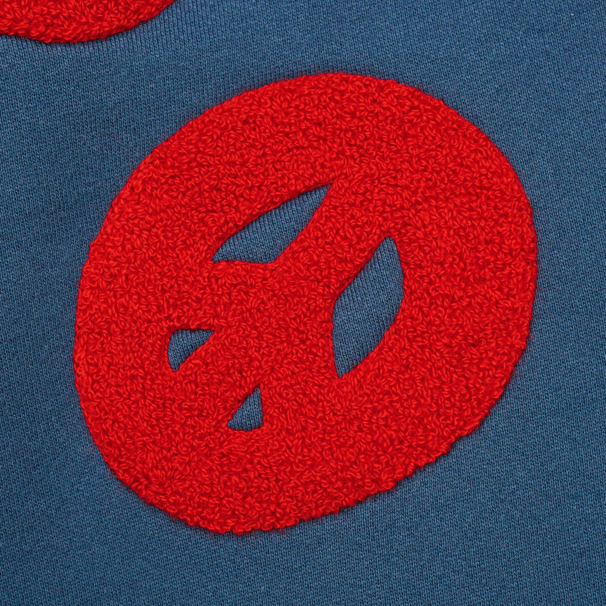 Peace and Love Crewneck in navy