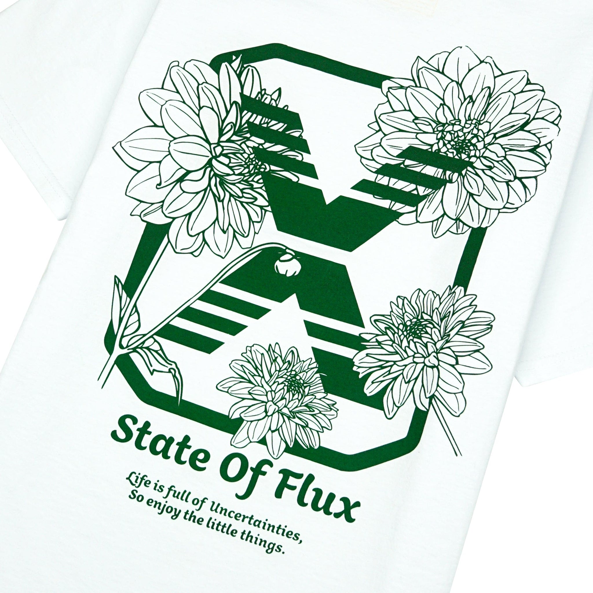 Bloom Therapy Tee in white
