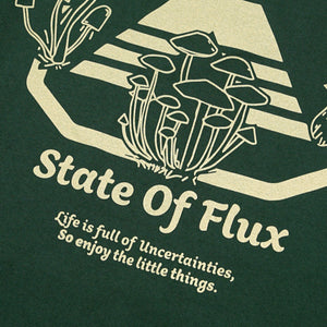 Psychedelic Therapy Tee in forest green