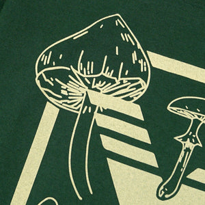 Psychedelic Therapy Tee in forest green