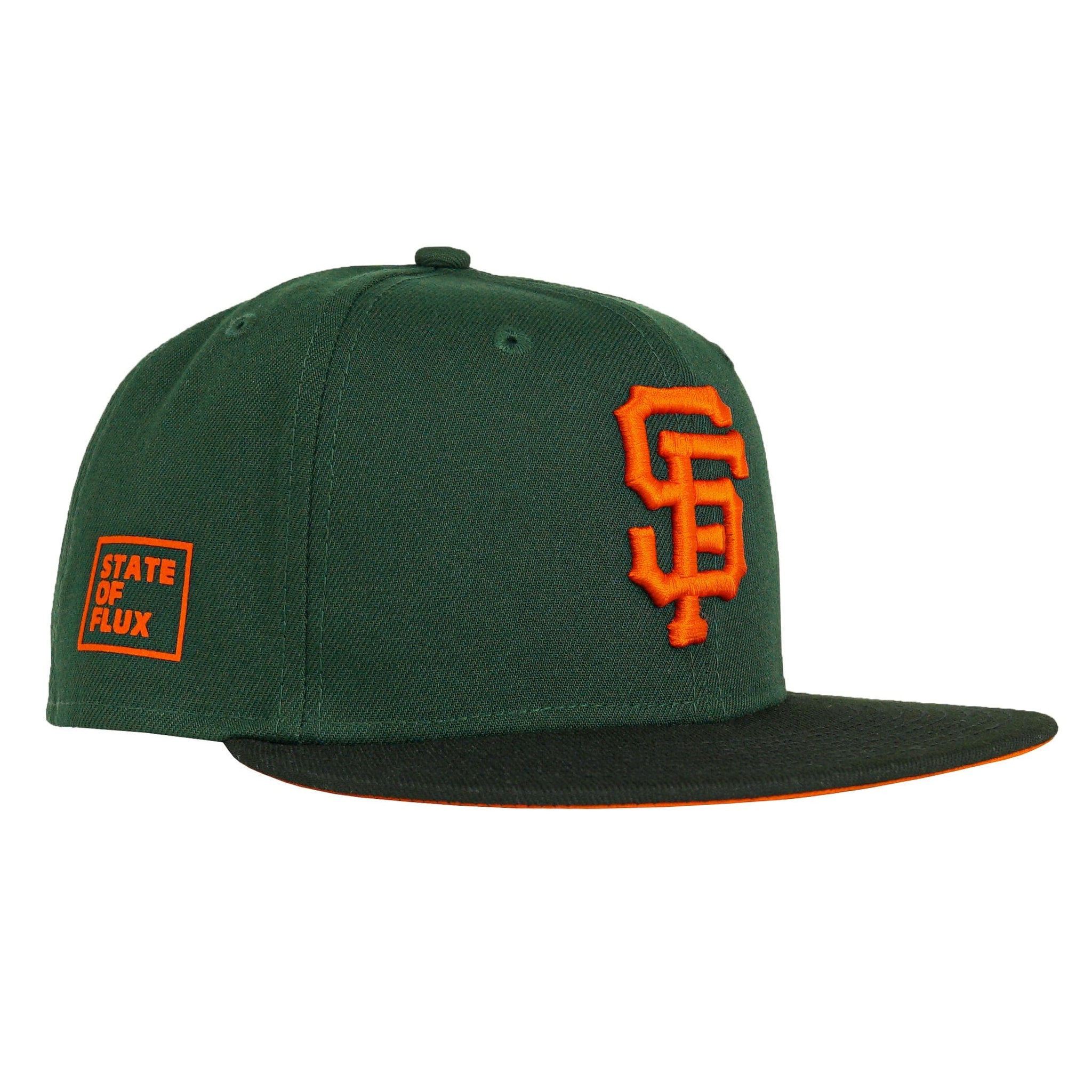 State Of Flux X New Era San Francisco Giants 59Fifty Fitted Hat in forest green and black
