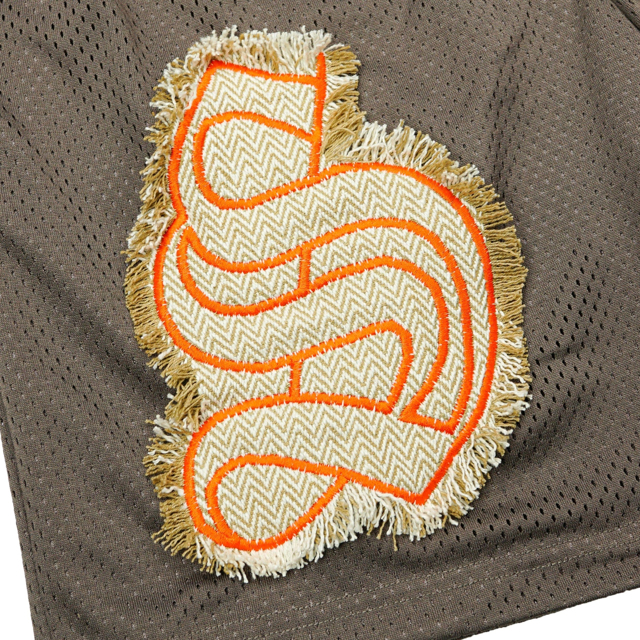 Ballin' Mesh Shorts in deep taupe brown