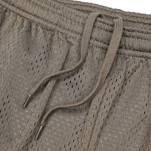 Ballin' Mesh Shorts in deep taupe brown