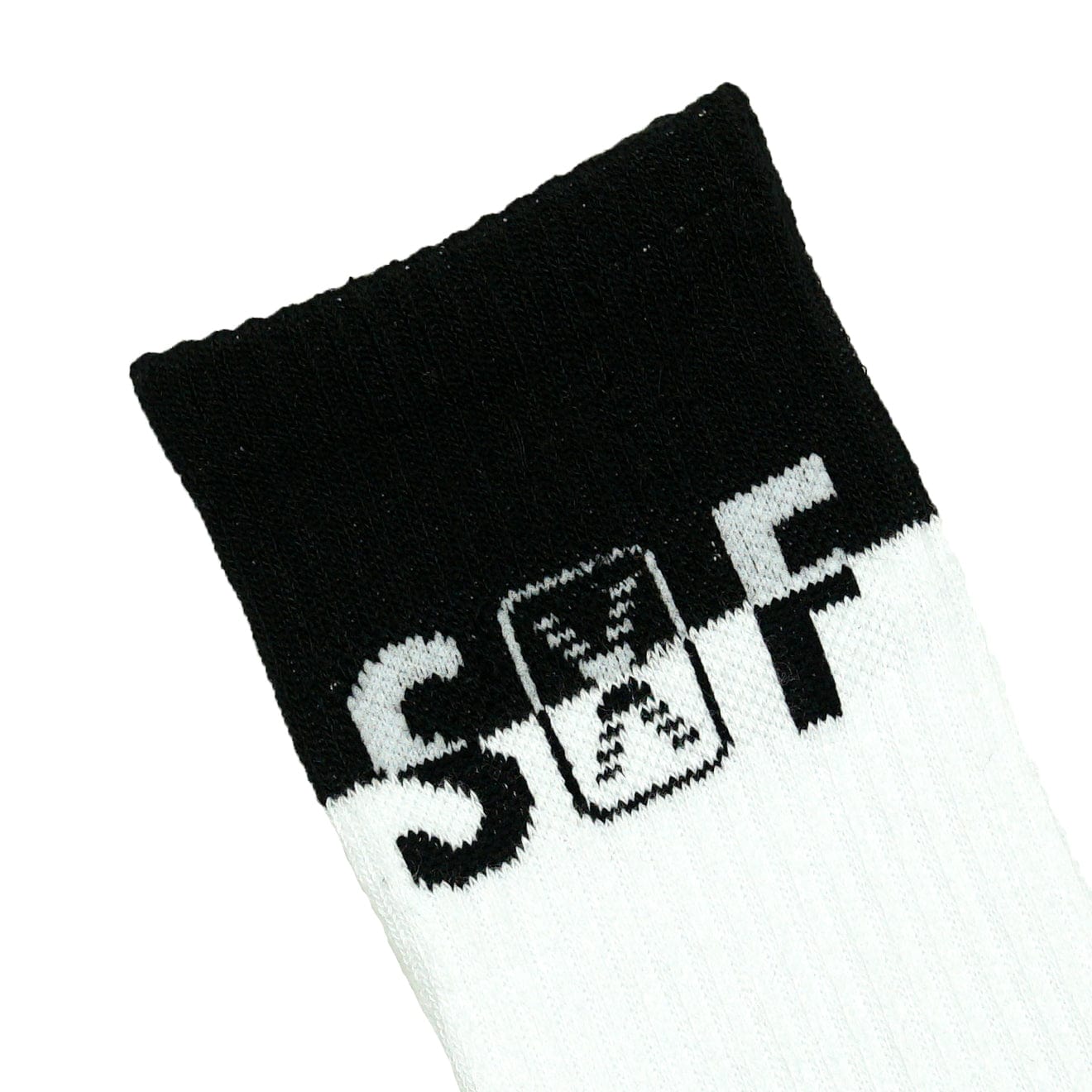 SOF Classic Crew Socks in white and black