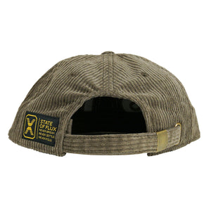 SOF Unstructured Corduroy Cap in walnut