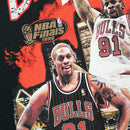 Chicago Bulls Dennis Rodman Bling Tee in black