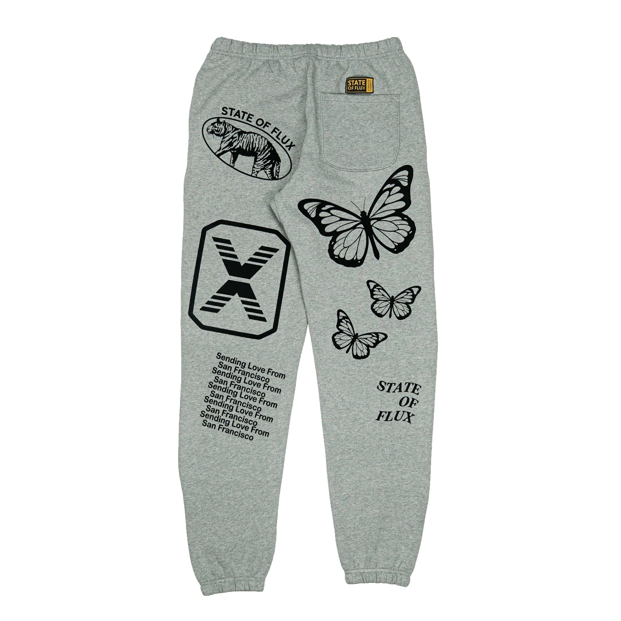 Allover SOF Sweatpants in heather grey