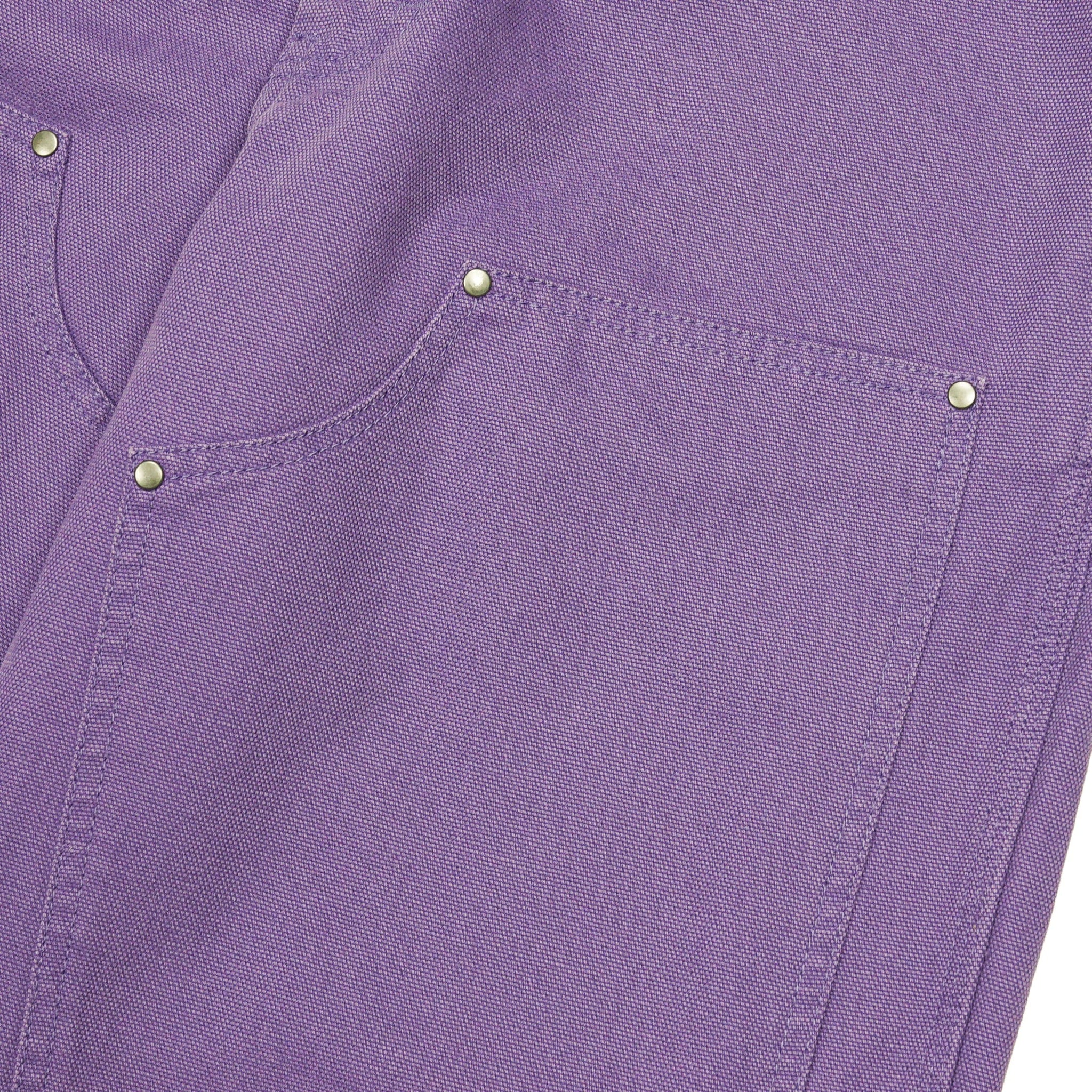 Double Front Duck Canvas Pants in stonewashed imperial palace