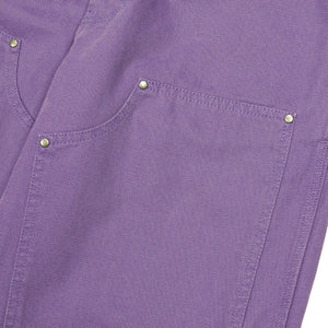 Double Front Duck Canvas Pants in stonewashed imperial palace