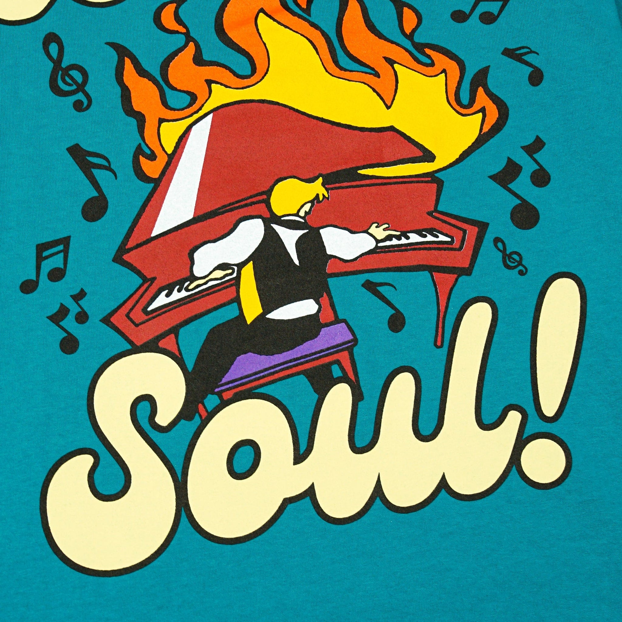 Latin Soul Tee 2.0 in munsell blue