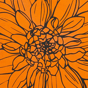 Dahlia Tee in vintage black