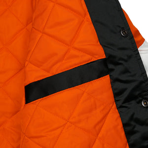 San Francisco Giants Heavyweight Satin Jacket in black
