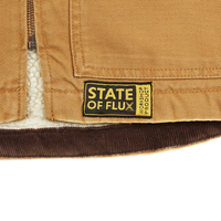 SF Dough Dickies Vest in brown duck
