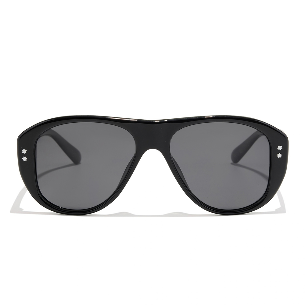 Austin Sunglasses in elysium double black and ink polarized