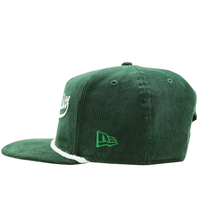 San Francisco Giants All-Star Trolley Corduroy Golfer Snapback Hat in dark green and white
