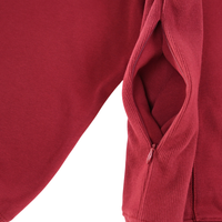 Never Break Embossed Crewneck in maroon