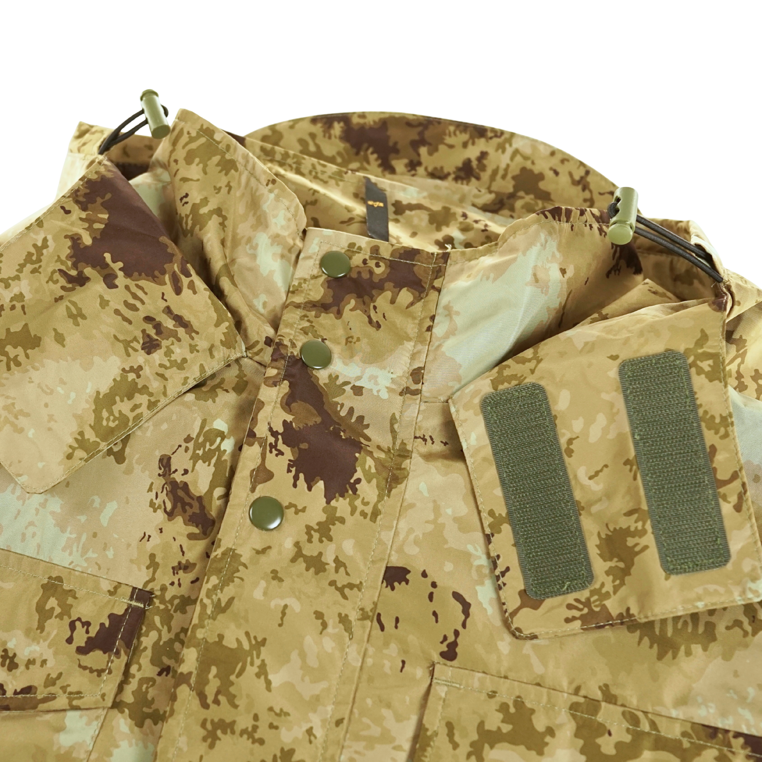 Tactical M-65 Field Jacket in green blur camo