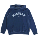 OG Mission Hoodie in marine blue and white