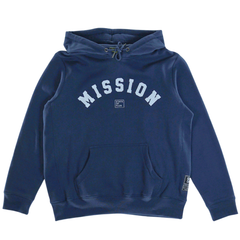OG Mission Hoodie in marine blue and white