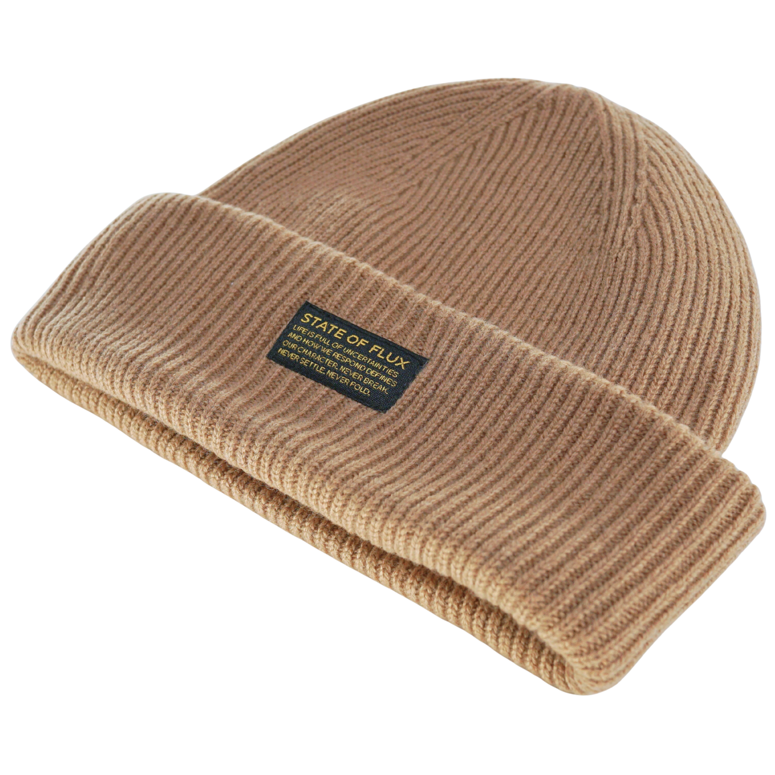 Wool Mantra Beanie in tan