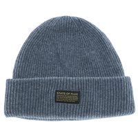 Wool Mantra Beanie in charcoal grey