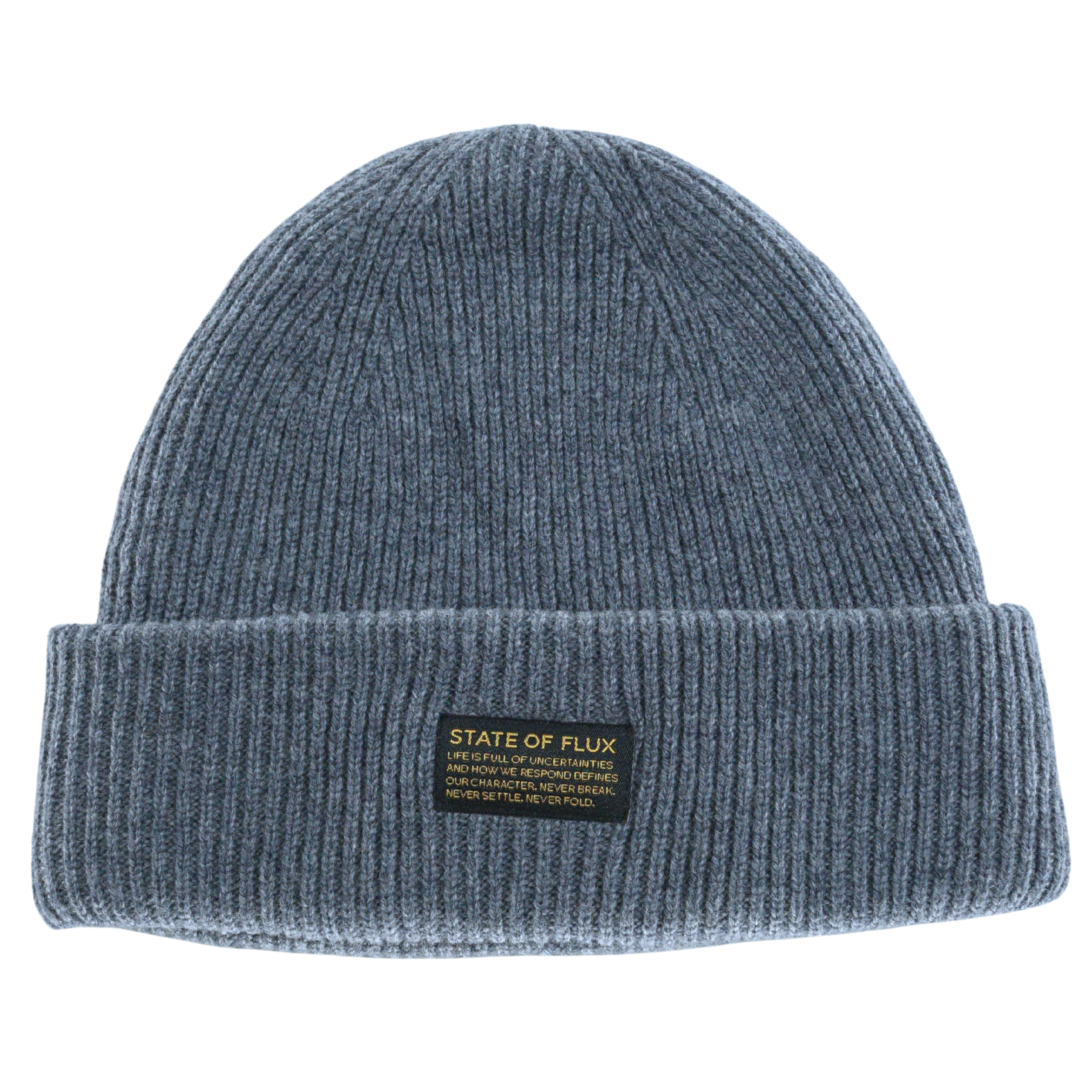 Wool Mantra Beanie in charcoal grey