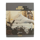 Jeff Staple Not Just Sneakers hardcover book cover with Pigeon logo archival sketches and contributor credits 256 pages