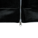 Allover Prowler Zip-up Hoodie in black and iridescent blue