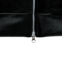 Allover Prowler Zip-up Hoodie in black and iridescent blue