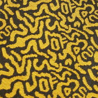 SOF Mindstate Short-sleeve Trucker Jacket in mustard and black