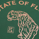 Prowler Tee in forest green and copper