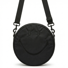 Smiley Large Crossbody Bag in black