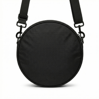 Smiley Large Crossbody Bag in black