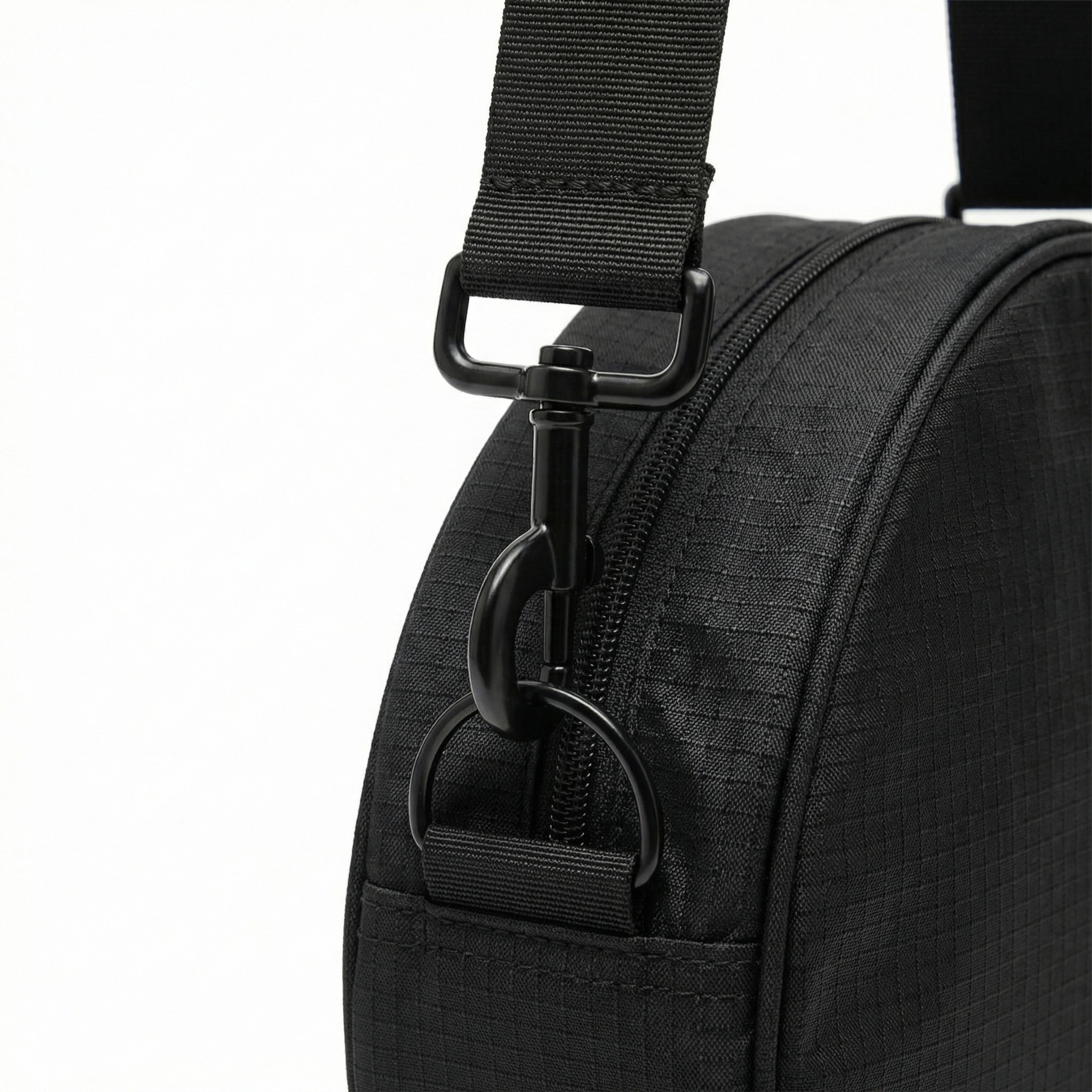 Smiley Large Crossbody Bag in black